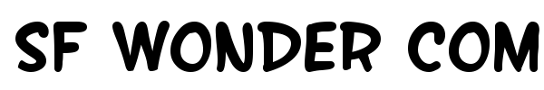SF Wonder Comic font preview